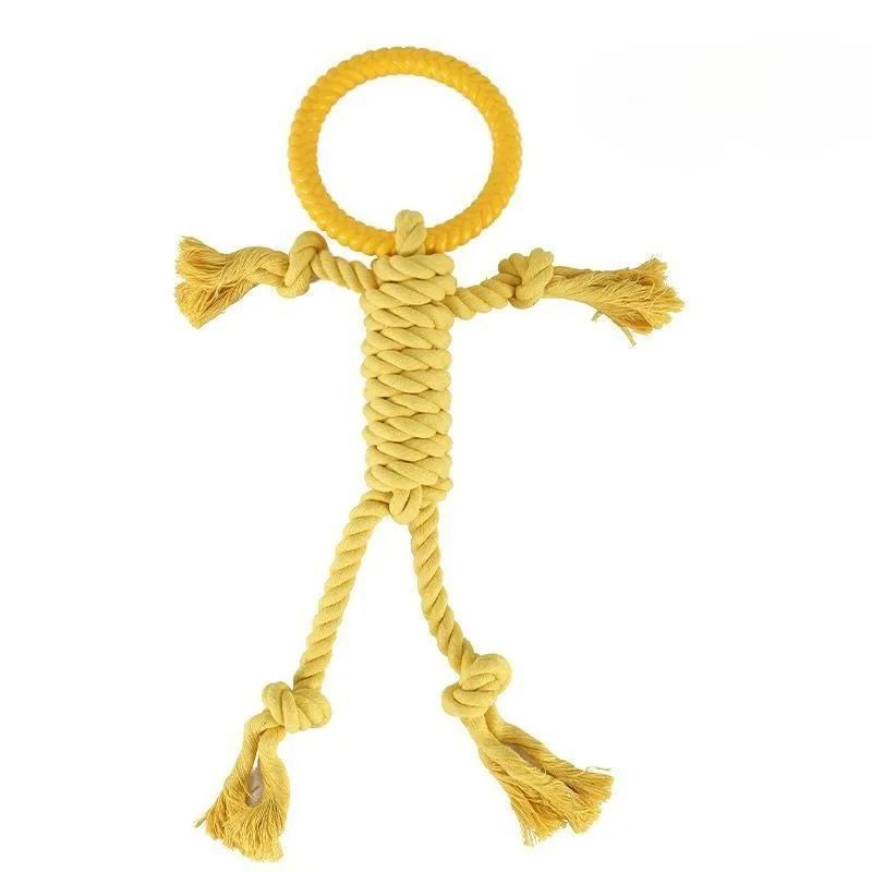 Tear-Resistant Dog Chew Toy – Solid Color