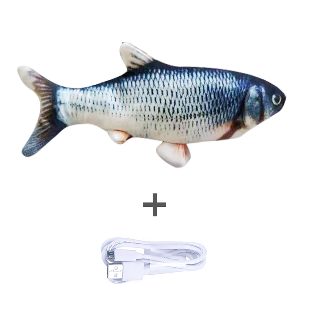 Rechargeable Jumping Fish Toy – Without Catnip