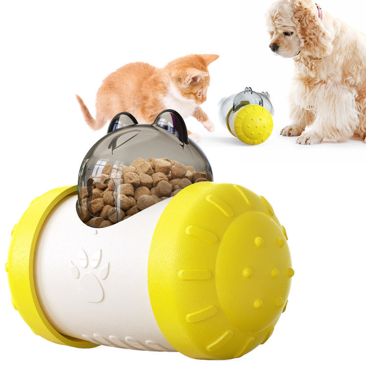 Funny Treat-Leaking Dog Toy – Interactive Wheel Design