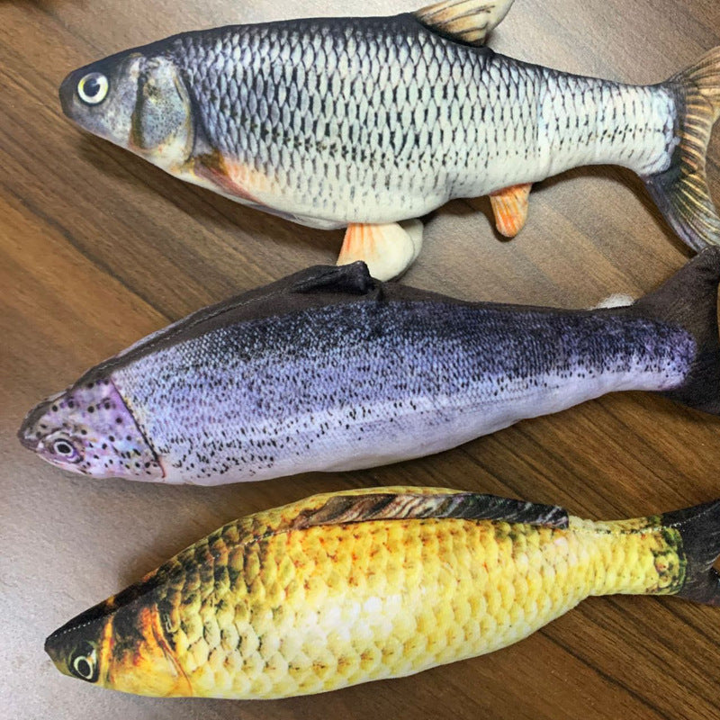 Rechargeable Jumping Fish Toy – Without Catnip