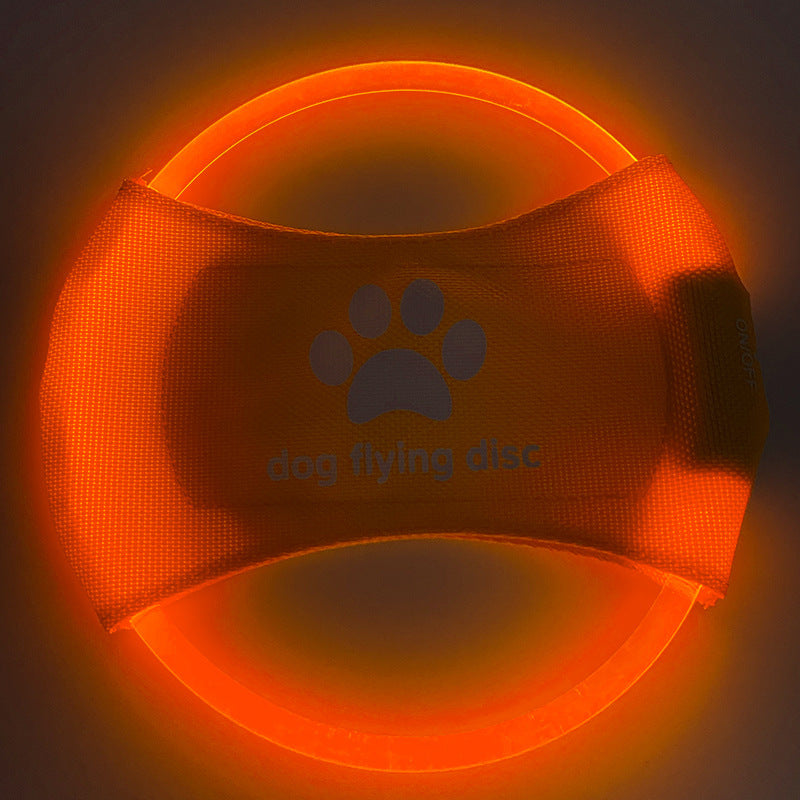 LED Luminous Flying Disc for Dogs – Interactive Play Toy