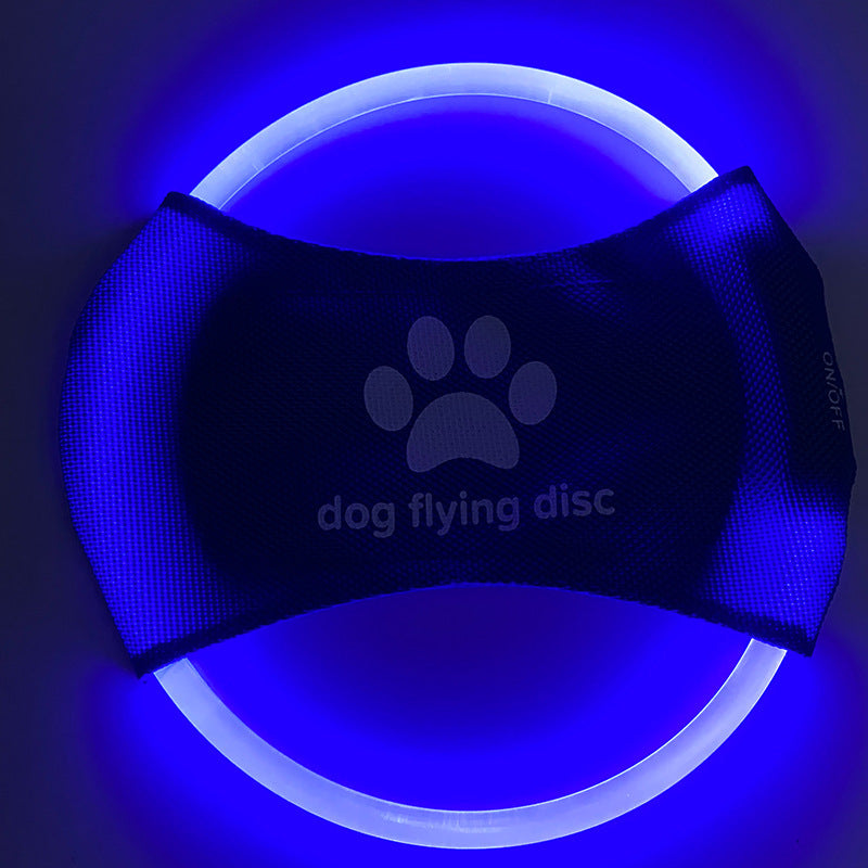 LED Luminous Flying Disc for Dogs – Interactive Play Toy
