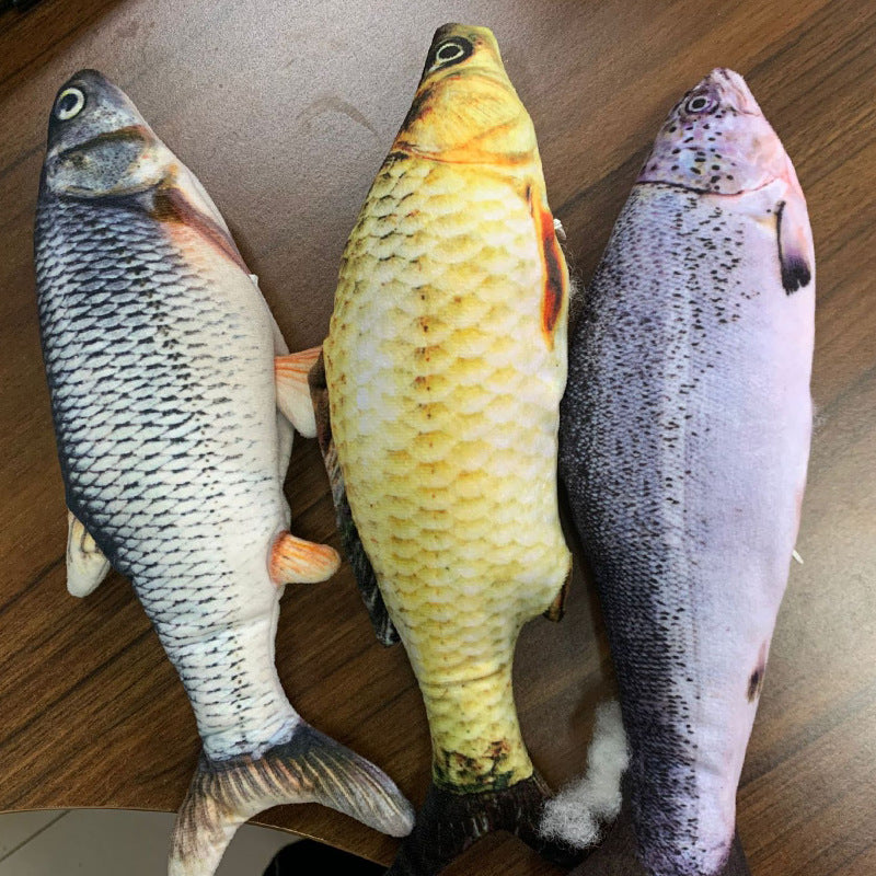 Rechargeable Jumping Fish Toy – Without Catnip