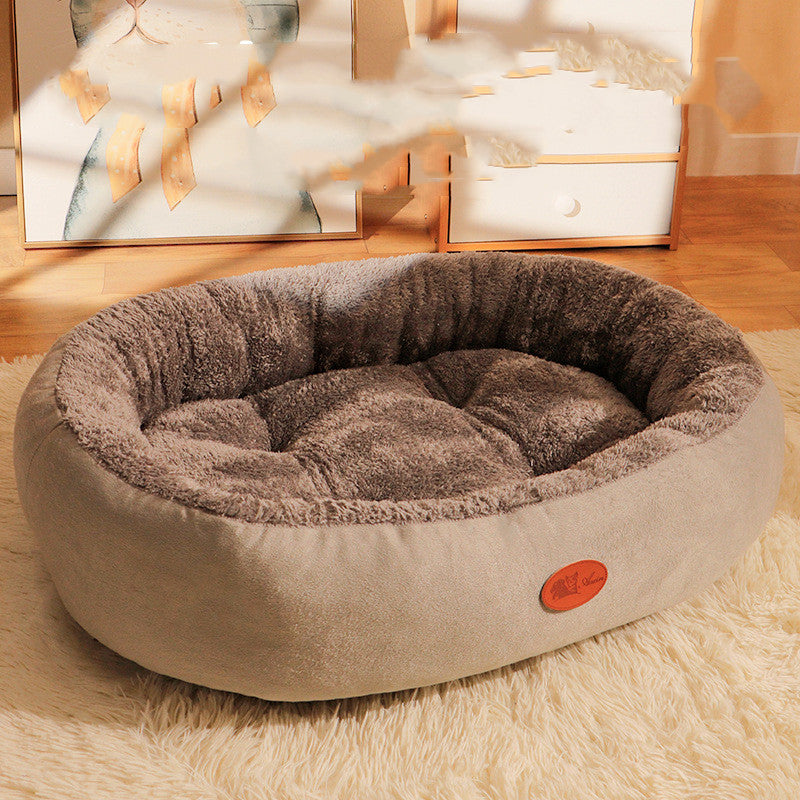 Cozy Winter Pet Bed – Removable & Washable Nest