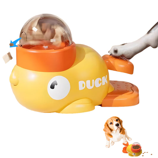 Duck Treat Dispenser – Slow Feeder Puzzle for Dogs & Cats