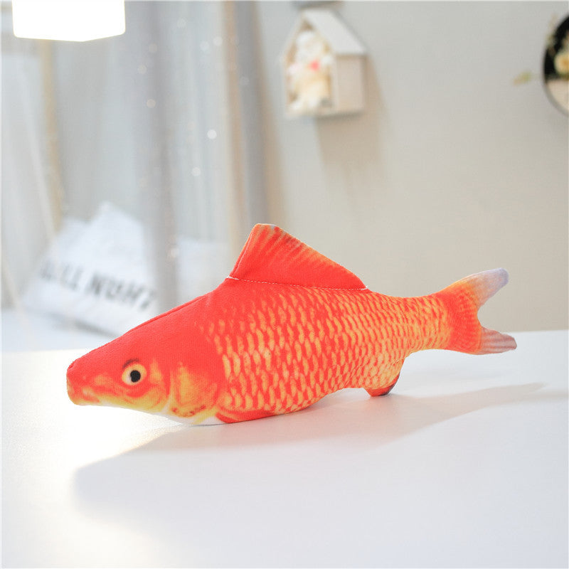 Rechargeable Jumping Fish Toy – Without Catnip