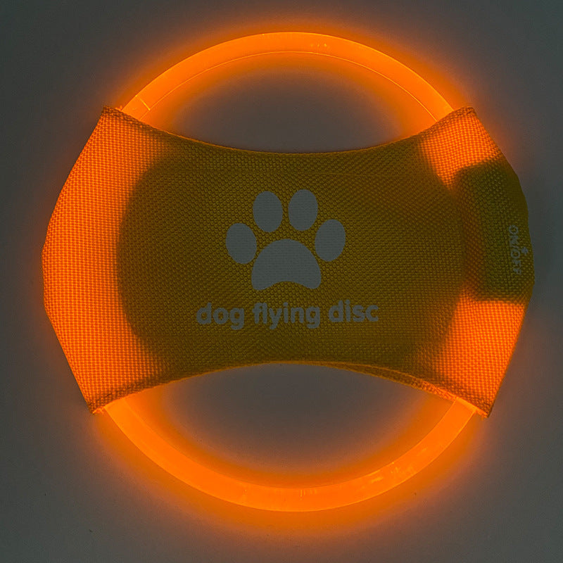 LED Luminous Flying Disc for Dogs – Interactive Play Toy