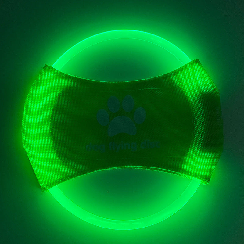 LED Luminous Flying Disc for Dogs – Interactive Play Toy