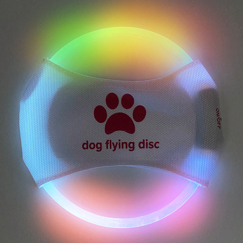 LED Luminous Flying Disc for Dogs – Interactive Play Toy