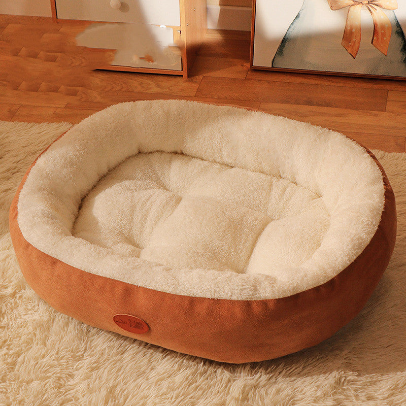 Cozy Winter Pet Bed – Removable & Washable Nest