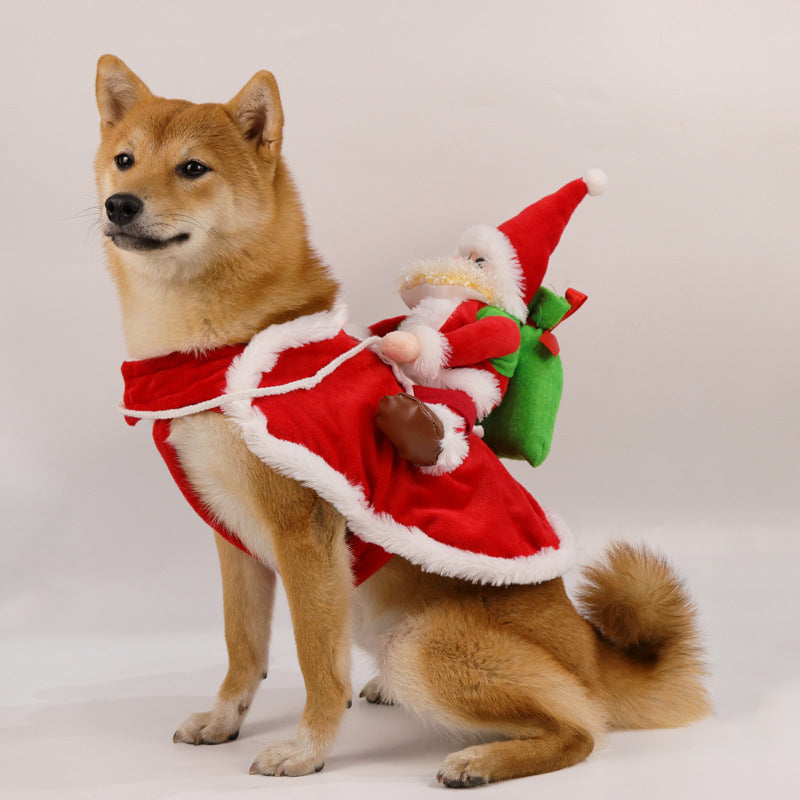 Santa Riding Outfit for Pets