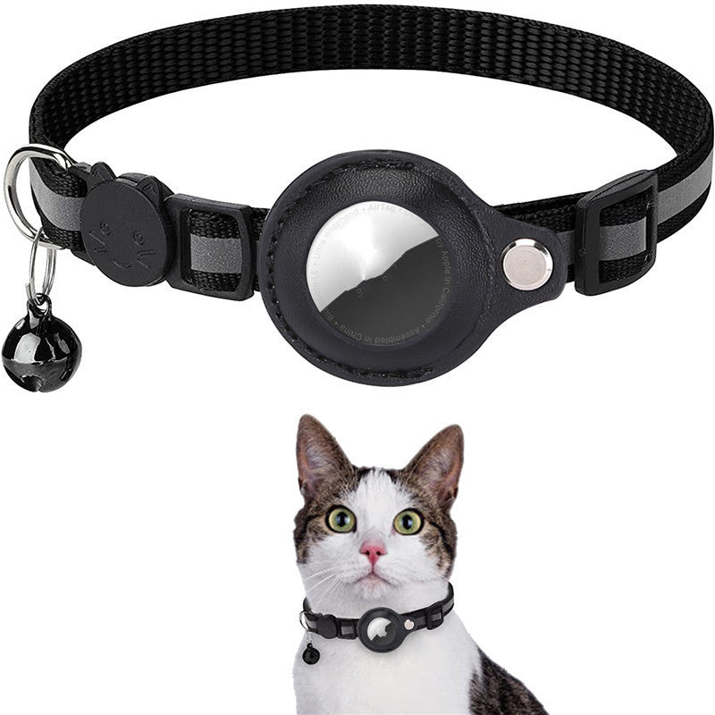 Reflective Pet Collar with AirTag Case – Waterproof & Adjustable