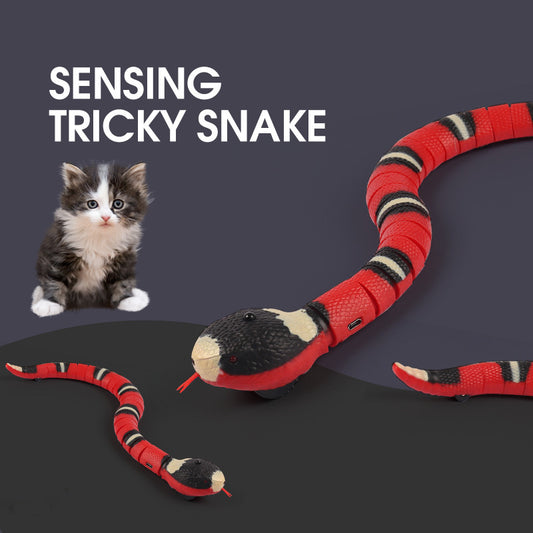 Electronic Snake Cat Toy – USB Rechargeable & Interactive