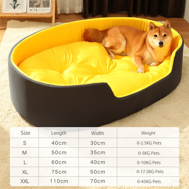 Dog & Cat Pet Bed – Soft Cozy Nest Mat