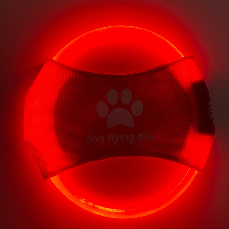 LED Luminous Flying Disc for Dogs – Interactive Play Toy