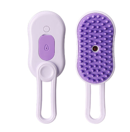 3-in-1 Steamy Pet Brush – Massage & Hair Removal
