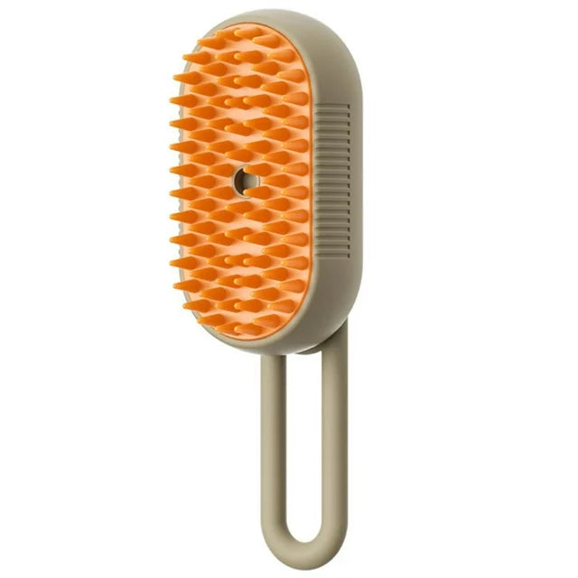 3-in-1 Steamy Pet Brush – Massage & Hair Removal